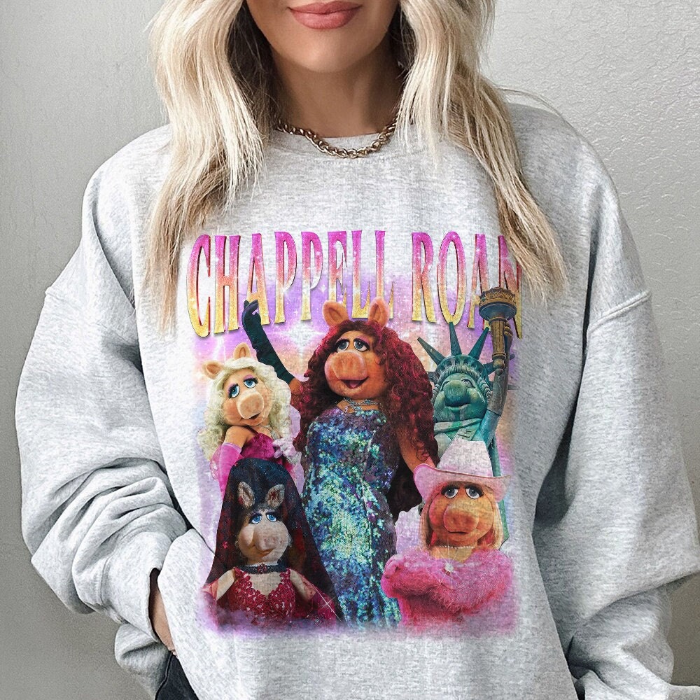 Limited Chappell Roan X The Muppet Shirt, Miss Piggy Chappell Roan Bootleg Music Retro Tee, Gift For Fan NC2707 05