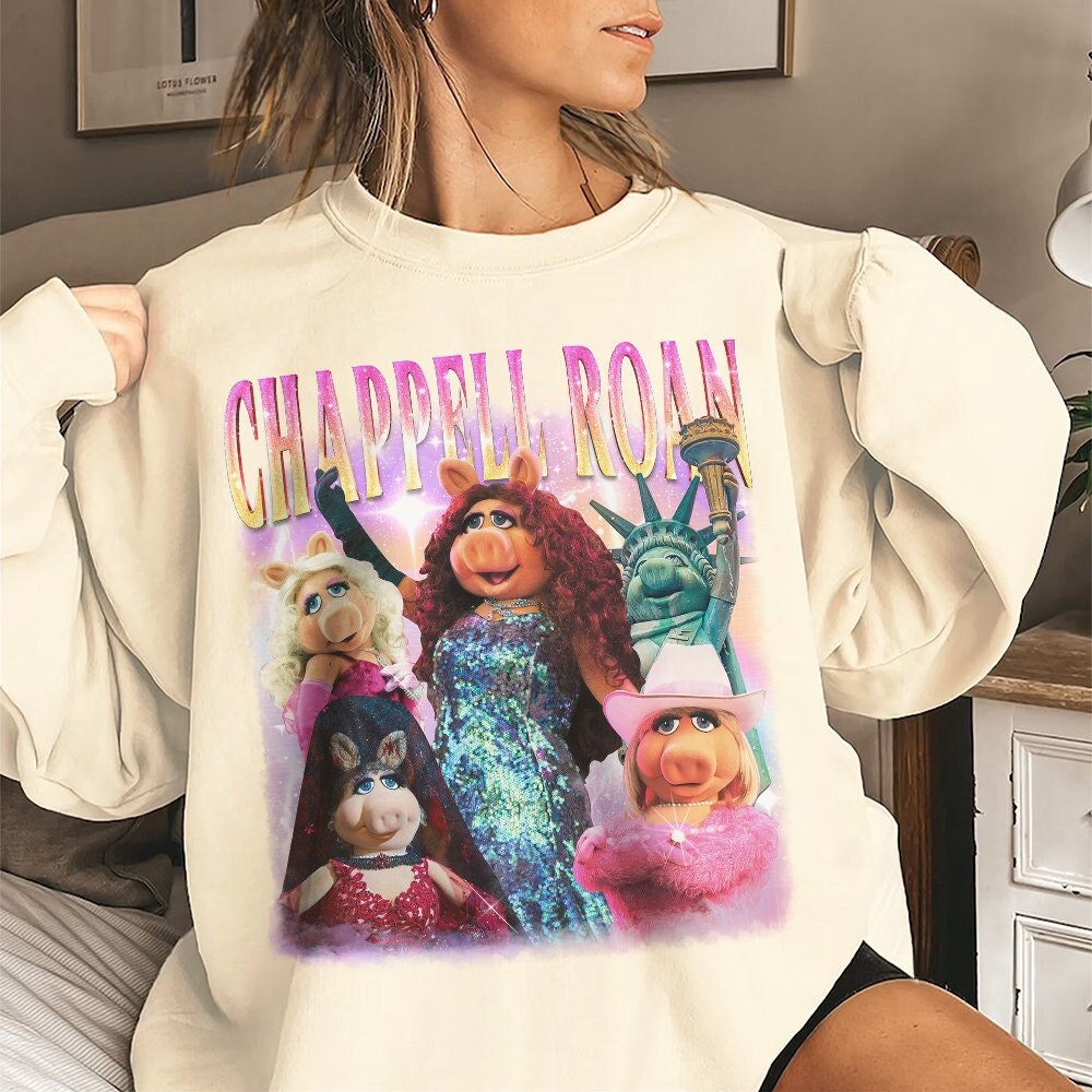 Limited Chappell Roan X The Muppet Shirt, Miss Piggy Chappell Roan Bootleg Music Retro Tee, Gift For Fan NC2707 05