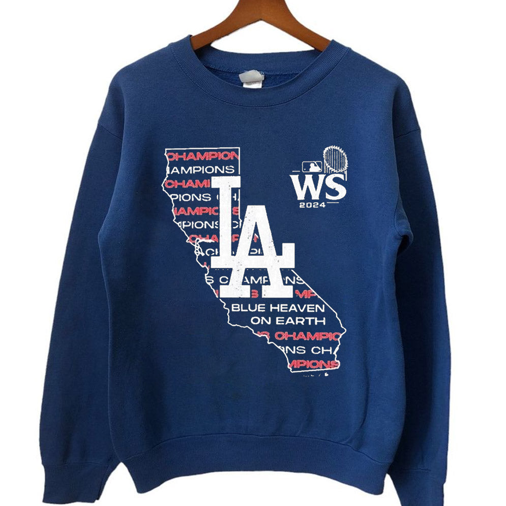 Los Angeles Dodgers 2024 World Series Champions Los Angeles City Maps Shirt, Los Angeles World Series Sweatshirt, LA Dodgers T-shirt, Dodger