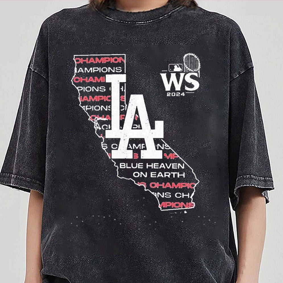 Los Angeles Dodgers 2024 World Series Champions Los Angeles City Maps Shirt, Los Angeles World Series Sweatshirt, LA Dodgers T-shirt, Dodger