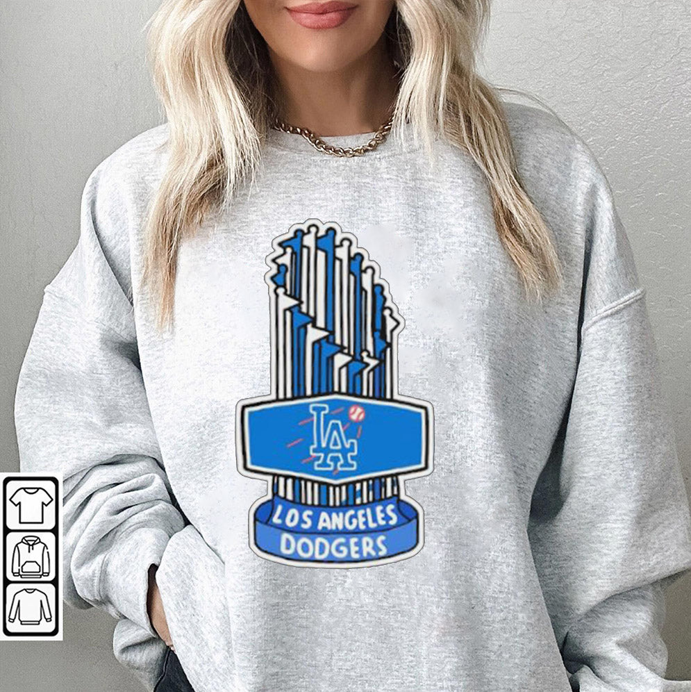 Los Angeles Dodgers 2024 World Series Champions trophy art shirt, Los Angeles World Series Sweatshirt V2, LA Dodgers T-shirt, Dodger