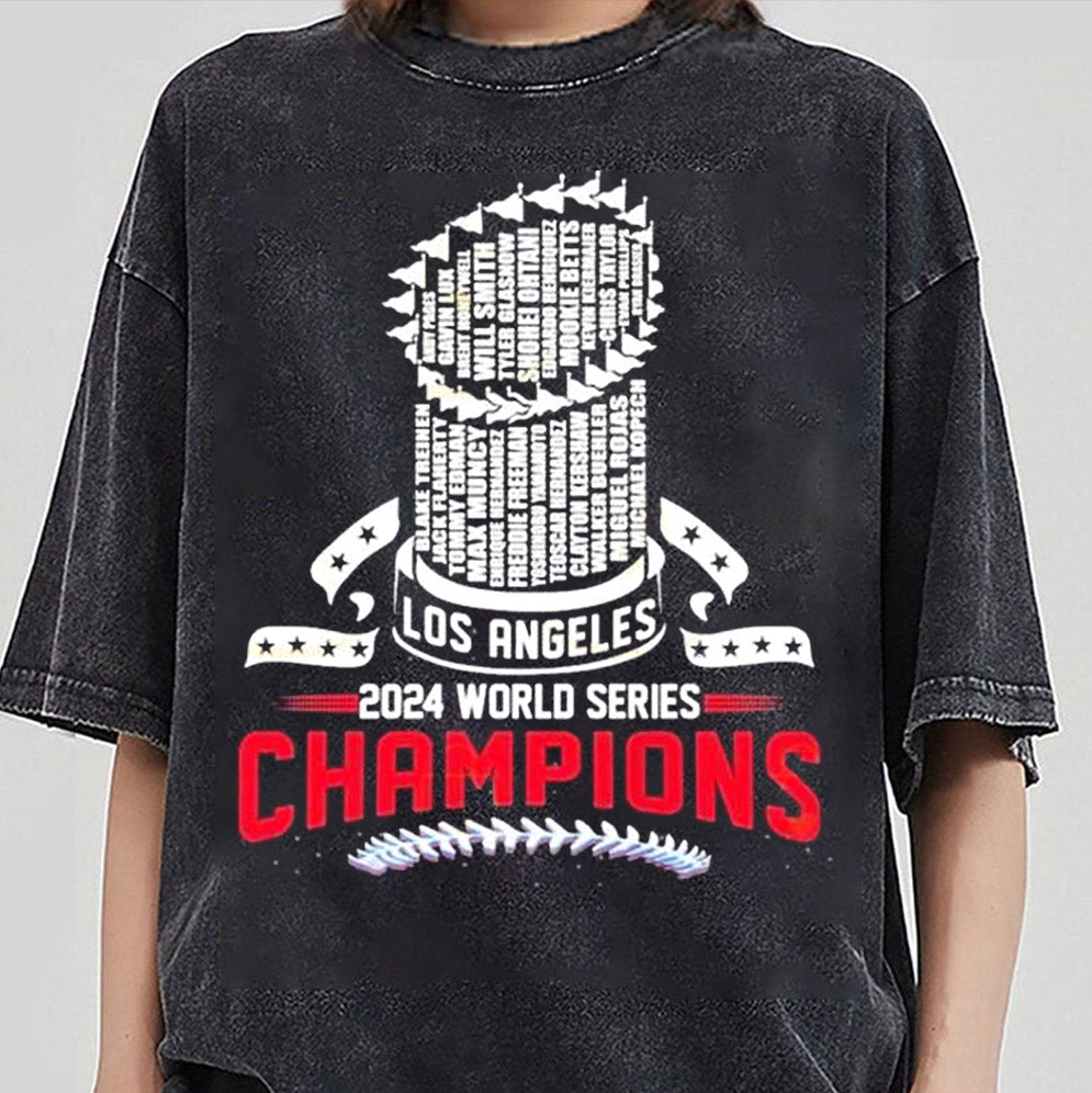 Los Angeles Dodgers 2024 World Series Champions T-Shirt, Los Angeles World Series Sweatshirt V2, LA Dodgers T-shirt, Dodger