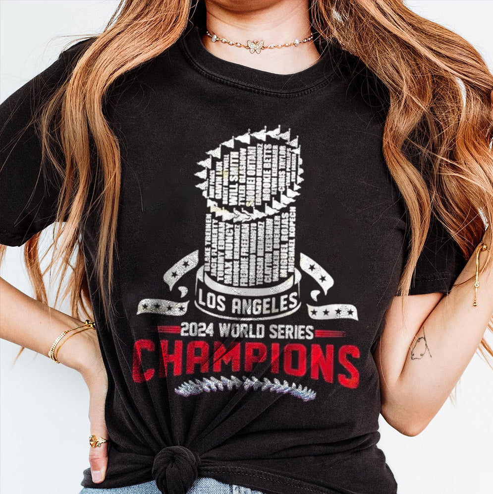 Los Angeles Dodgers 2024 World Series Champions T-Shirt, Los Angeles World Series Sweatshirt V2, LA Dodgers T-shirt, Dodger