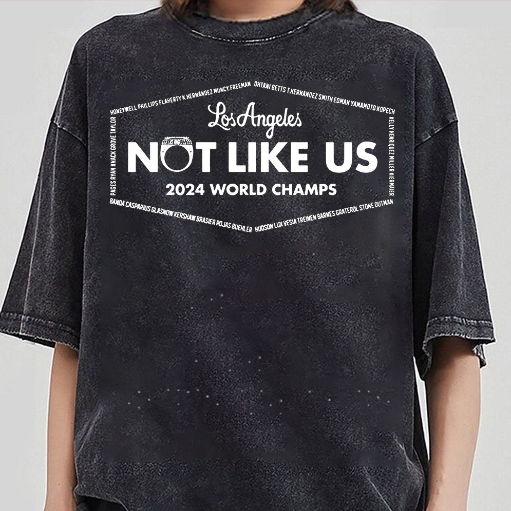 Los Angeles Dodgers not like us 2024 World Champs shirt, , Los Angeles World Series Sweatshirt, LA Dodgers T-shirt, Dodger