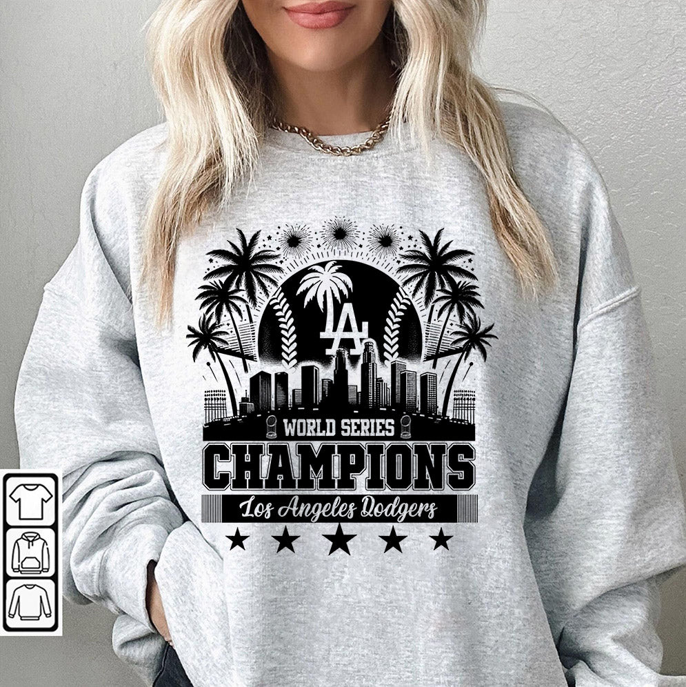 Los Angeles Dodgers Time For World Series Champions 2024 Forever T-Shirt, Dodgers Fan, LA Sports, Dodgers World Series 2024, Dodgers, World series 2024