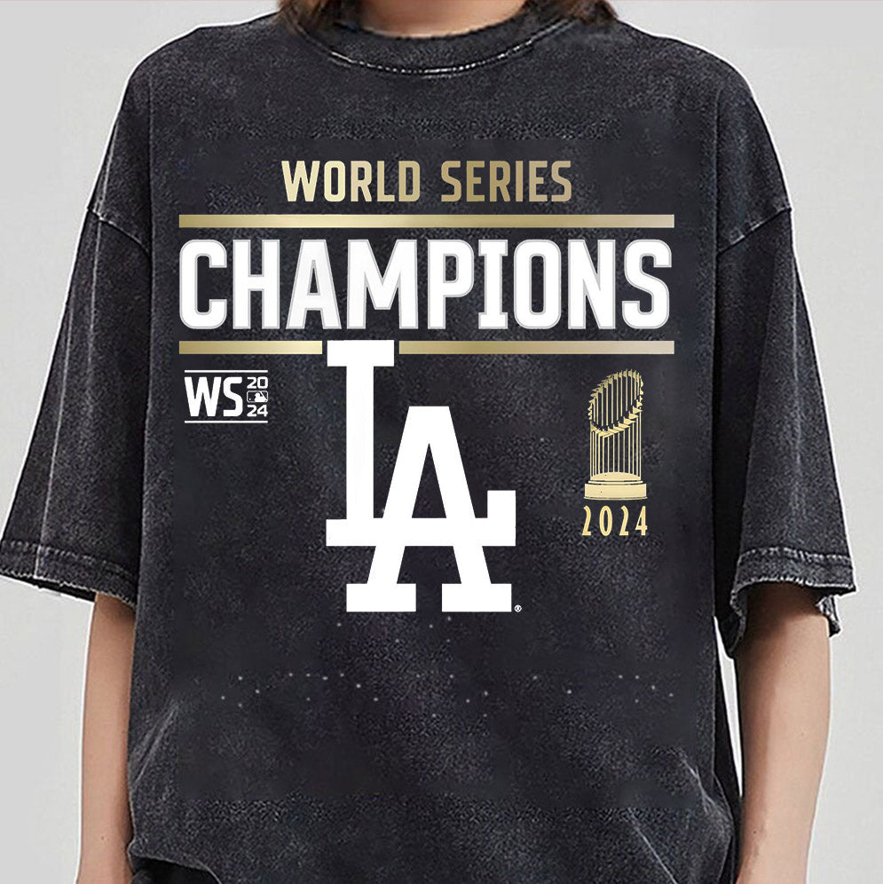 Los Angeles Dodgers World Series Champions 2024 Unisex Triblend Tee, Dodgers Fan, LA Sports, Dodgers World Series 2024, Dodgers, World series 2024