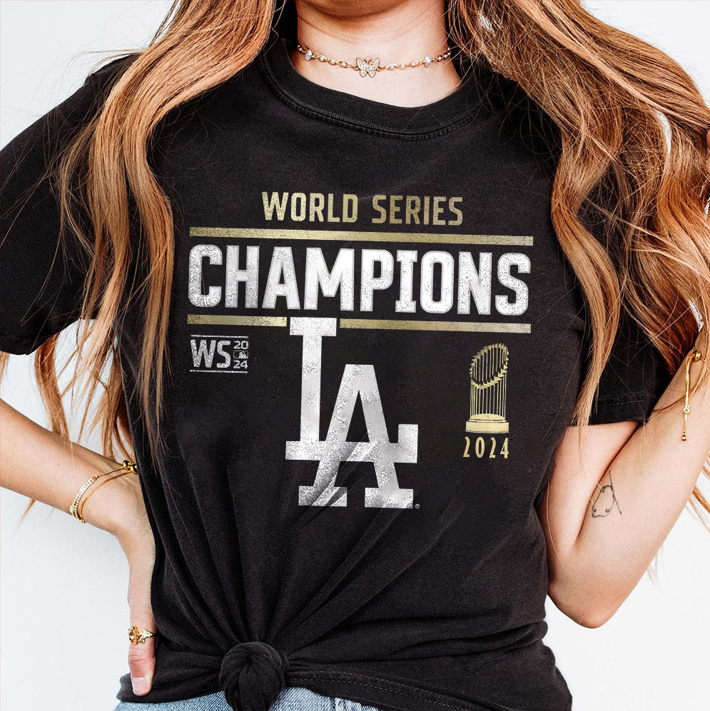 Los Angeles Dodgers World Series Champions 2024 Unisex Triblend Tee, Dodgers Fan, LA Sports, Dodgers World Series 2024, Dodgers, World series 2024