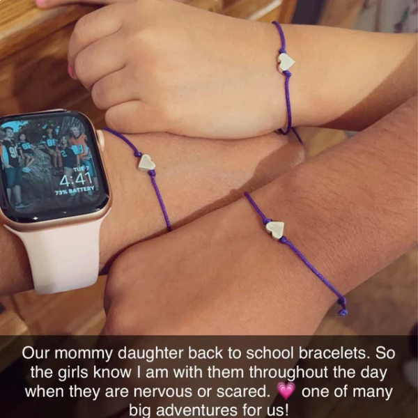 First Day of Third Grade Mommy and Me Back to School Bracelets Bracelet8au