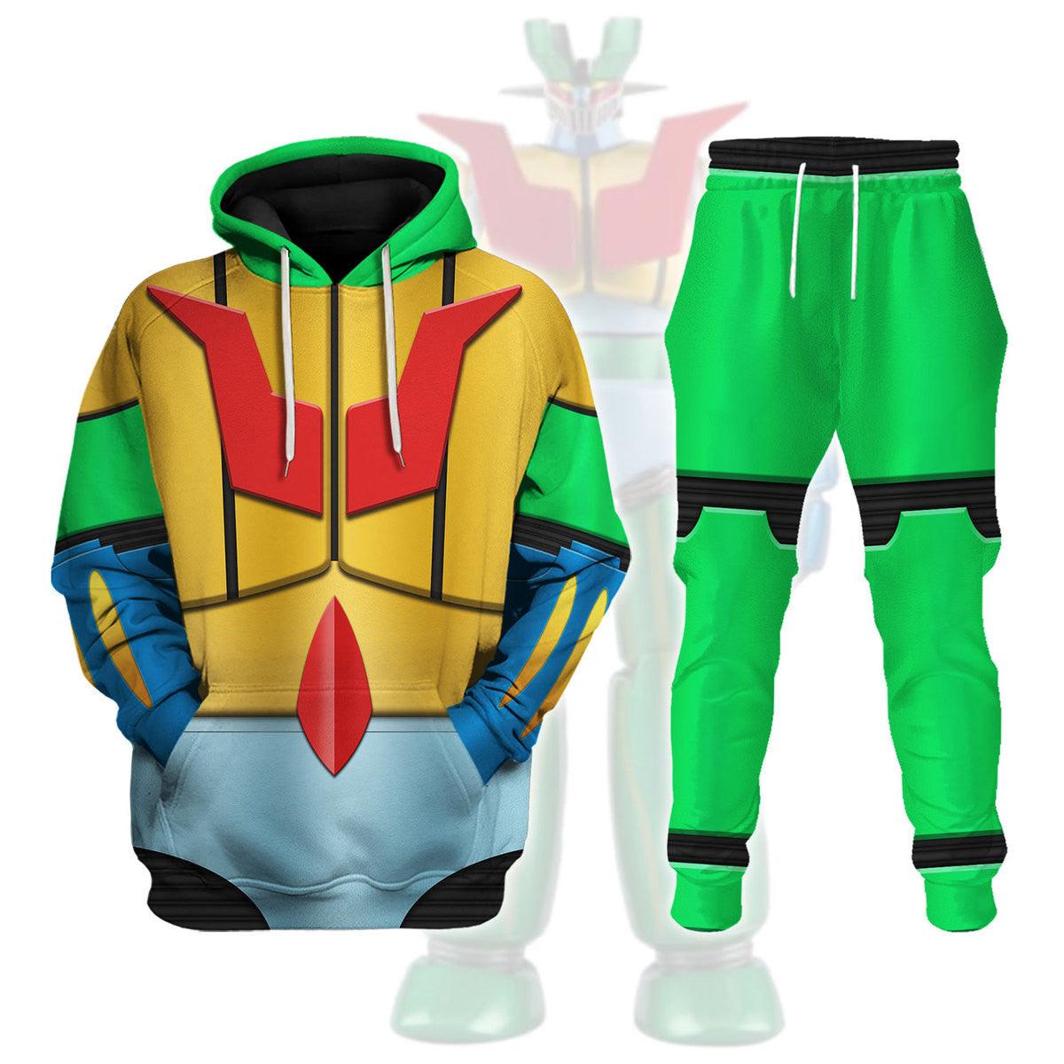 Mazinger Z Mazinger Jeeg Warhammer Costume Hoodie Jogger, Mazinger Z Mazinger Jeeg Marines Cosplay 3D Hoodie Pants, Warhammer 3D Tracksuit, Warhammer Game Outfit TQT4