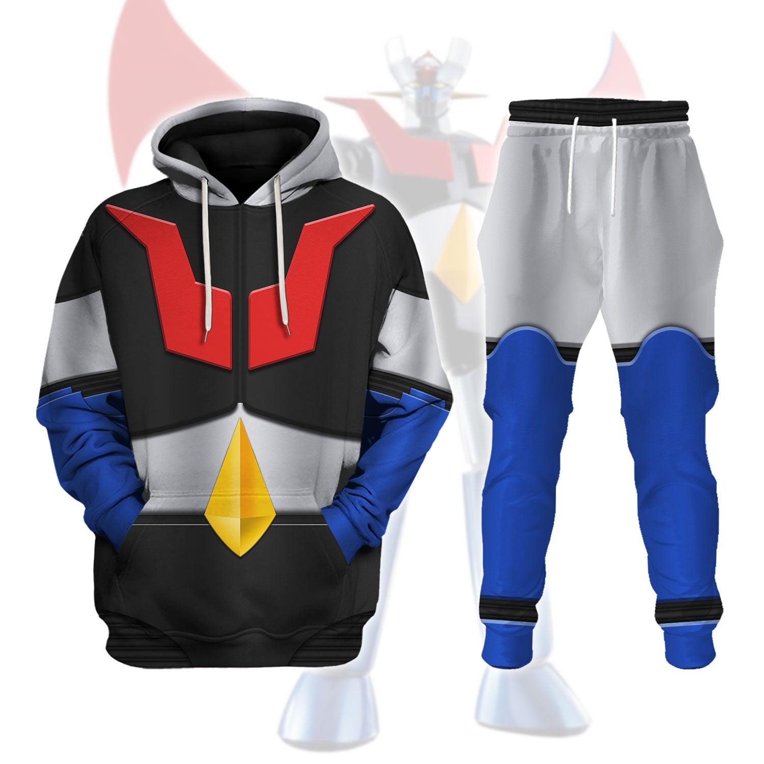 Mazinger Z Tranzor Z Cosplay Warhammer Costume Hoodie Jogger, Mazinger Z Tranzor Z Cosplay Cosplay 3D Hoodie Pants, Warhammer 3D Tracksuit, Warhammer Game Outfit TQT4