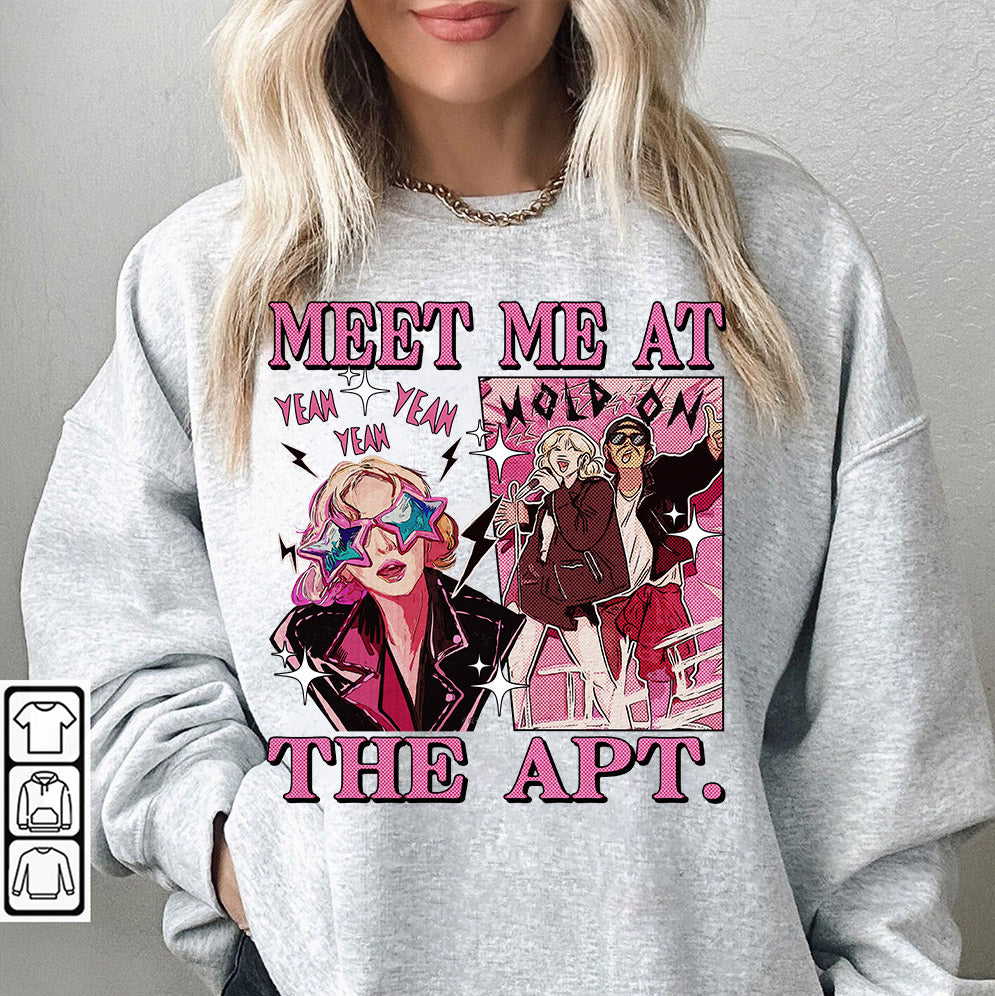 Meet Me At the APT Shirt, Retro Vintage Eras Aesthetic, Kpop Fan Concert Music Lover