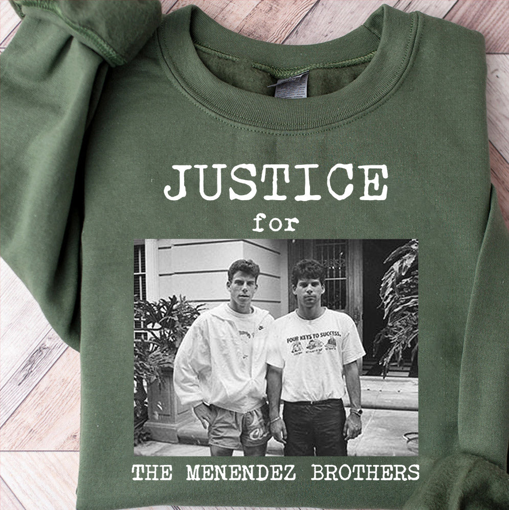 Menendez Brothers T Shirt, Justice For The Menendez Brothers, Monsters, Erik Lyle, Free Erik and Lyle, Nicholas Chavez, Creepy Monsters