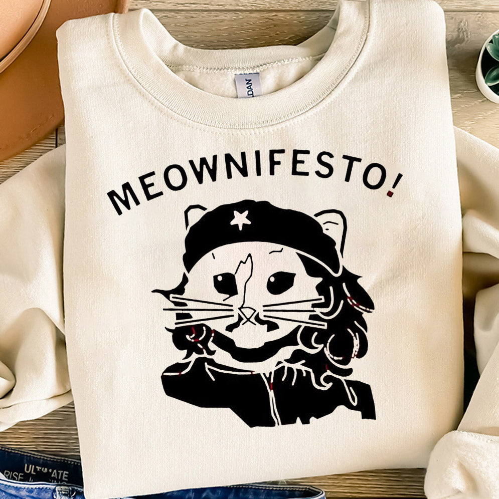 Meownifesto shirt, Sweatshirt, Hoodie And TankTop