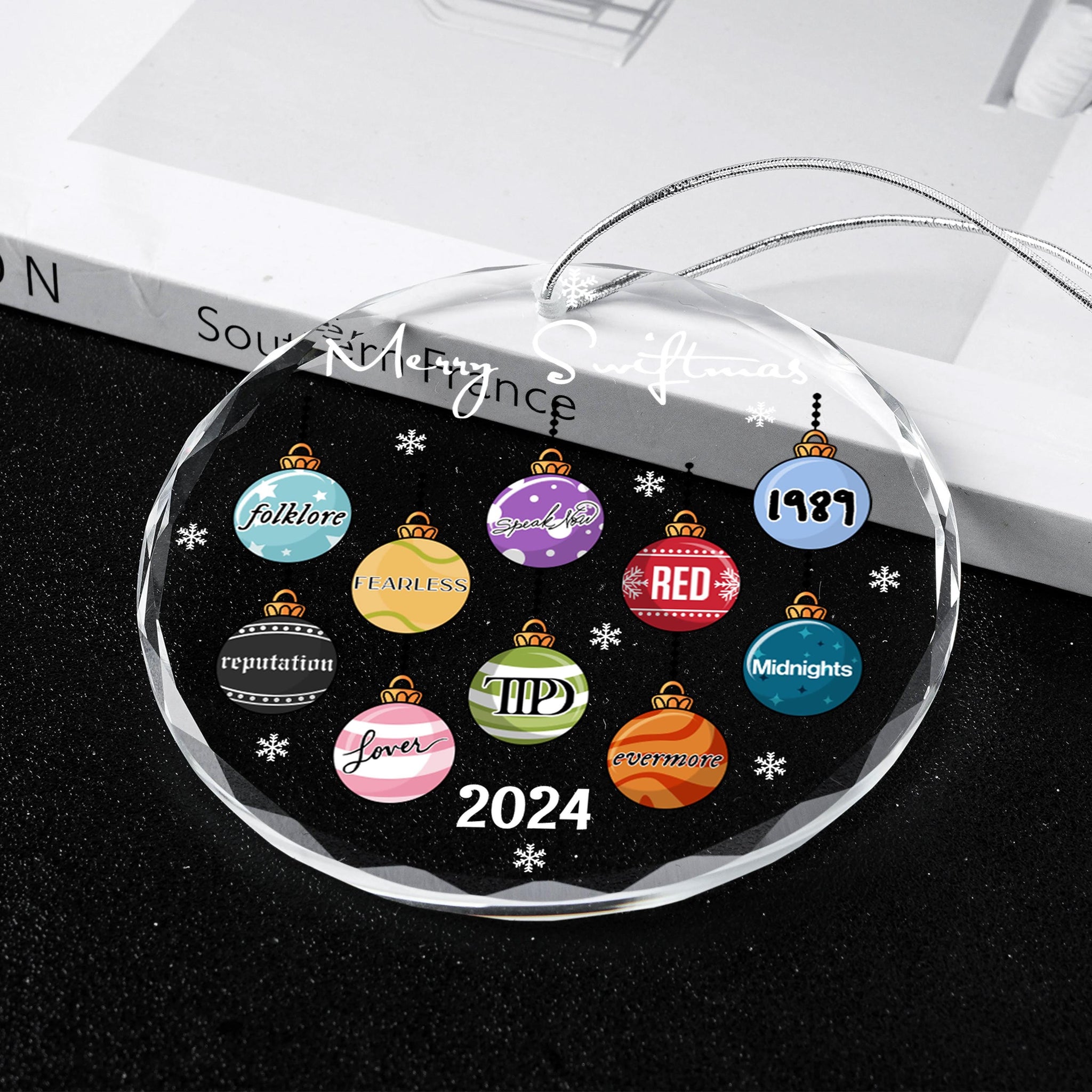 Merry Swiftmas Ornament, Christmas Swiftie Ornament, Swiftie Christmas Ornament, Eras Tour Ornament, Christmas Decoration O2610H