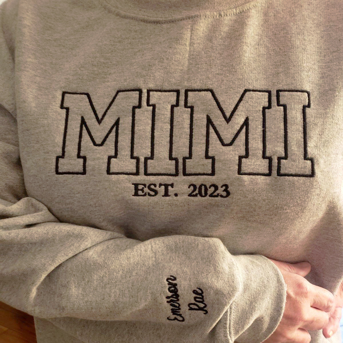 Custom Embroidered Sweatshirts, Hoodie - Personalized Gift for Men or Women em3