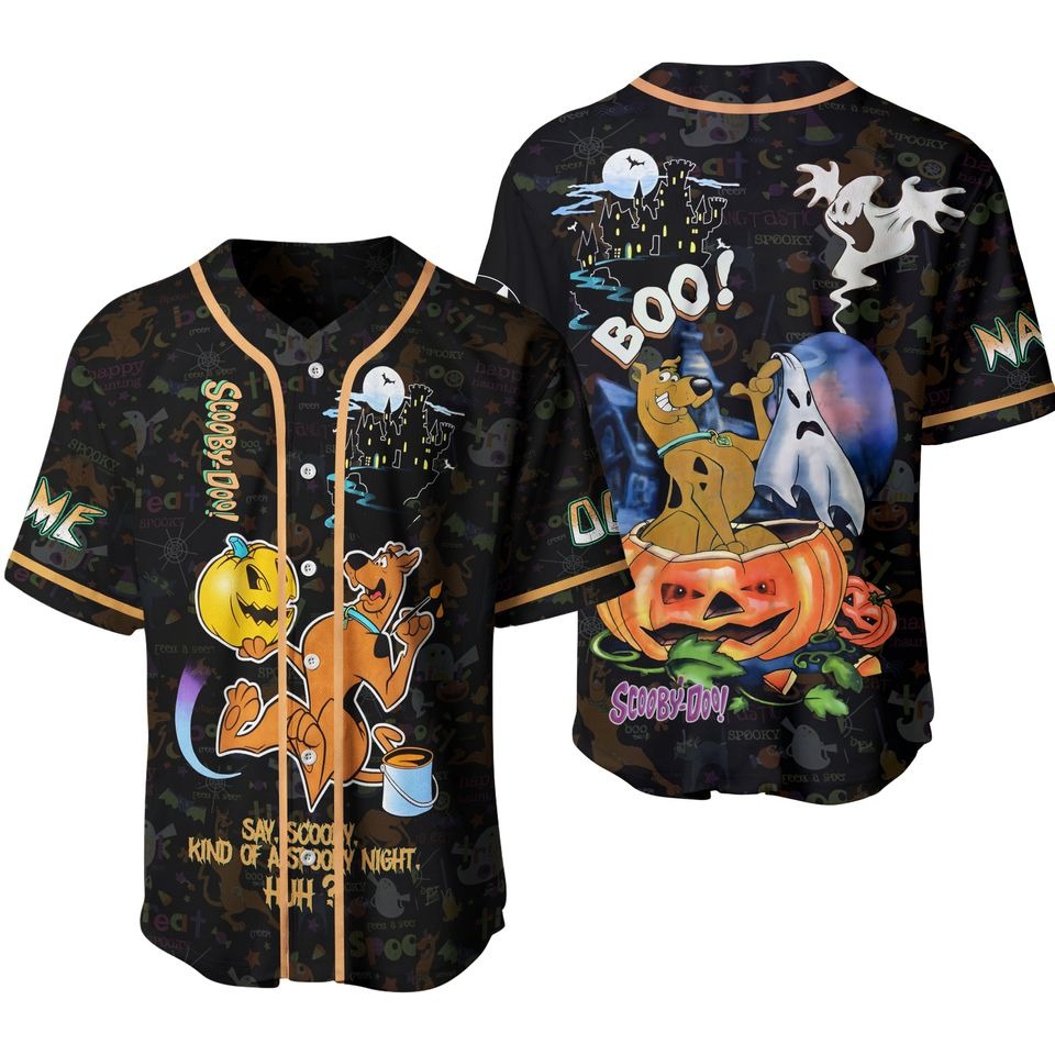 Halloween Scooby Doo Baseball Jersey Halloween Day Jersey JS2507 07