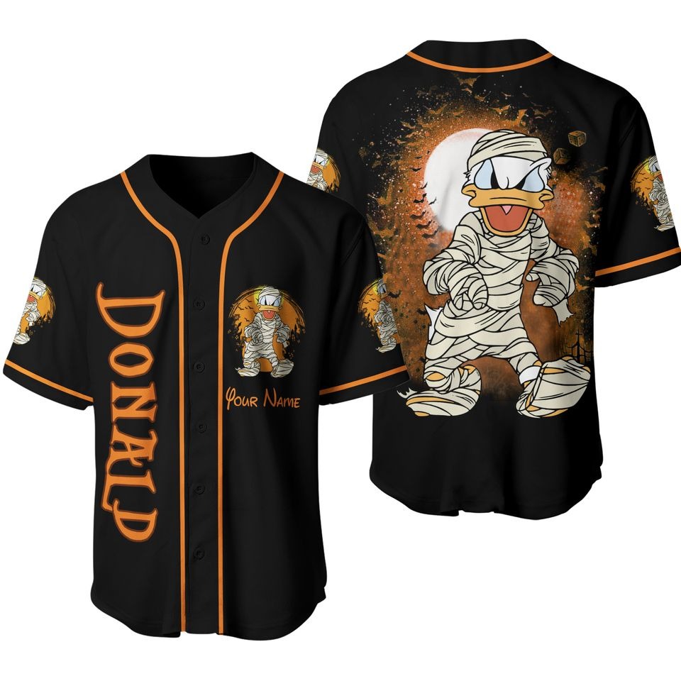 Donald Duck Halloween Baseball Jersey JS2507 11