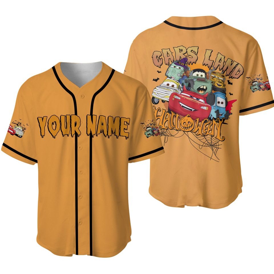 Personalized Halloween Cars Land Jersey JS2507 12