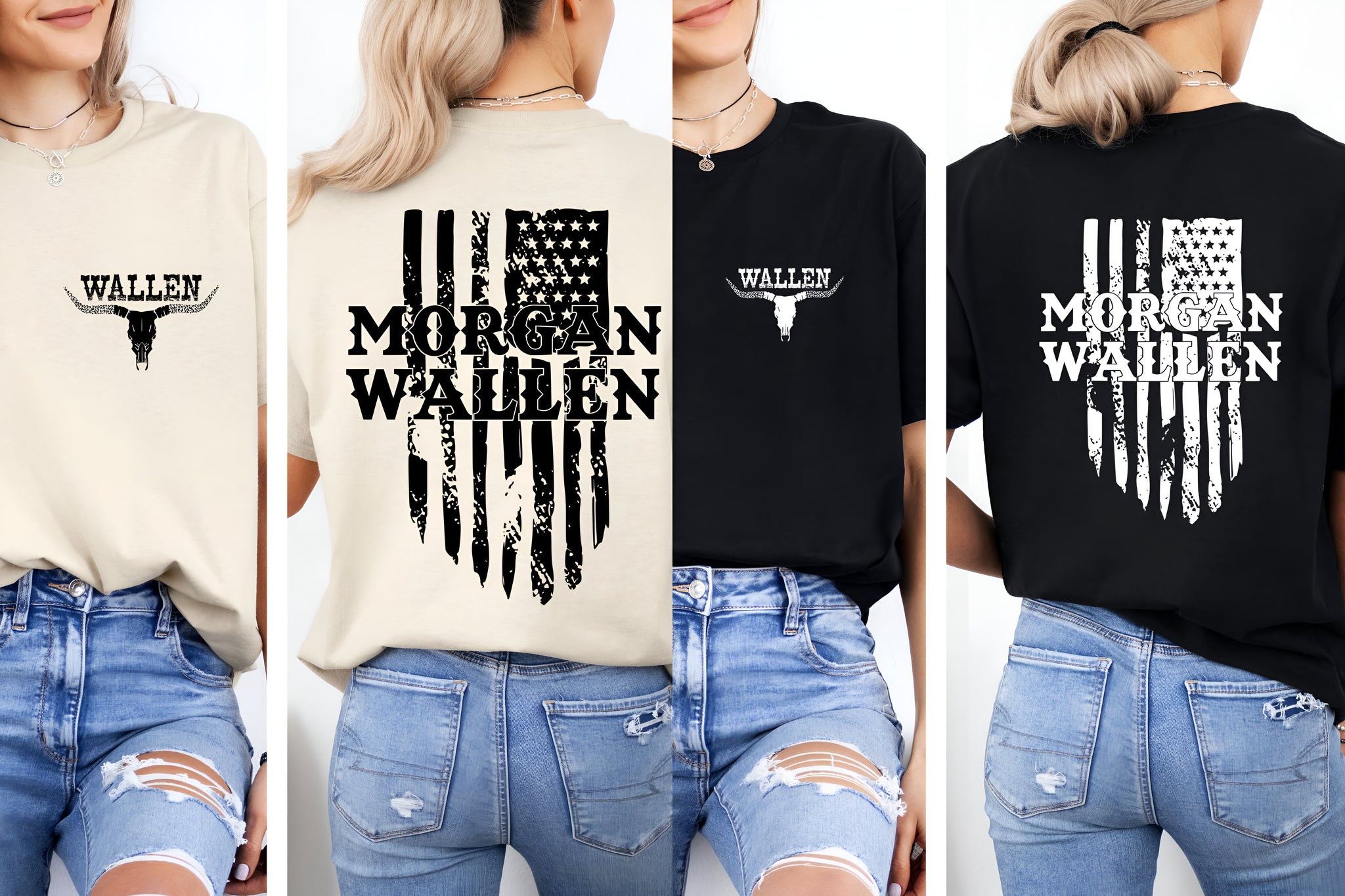 Morgan Wallen Shirt, Wallen Bull Skull Tee, Country Music Tee, Cowgirl Shirt, Bullhead Shirt, Western Shirt, Morgan Wallen Unisex Shirt,  MS2007 01