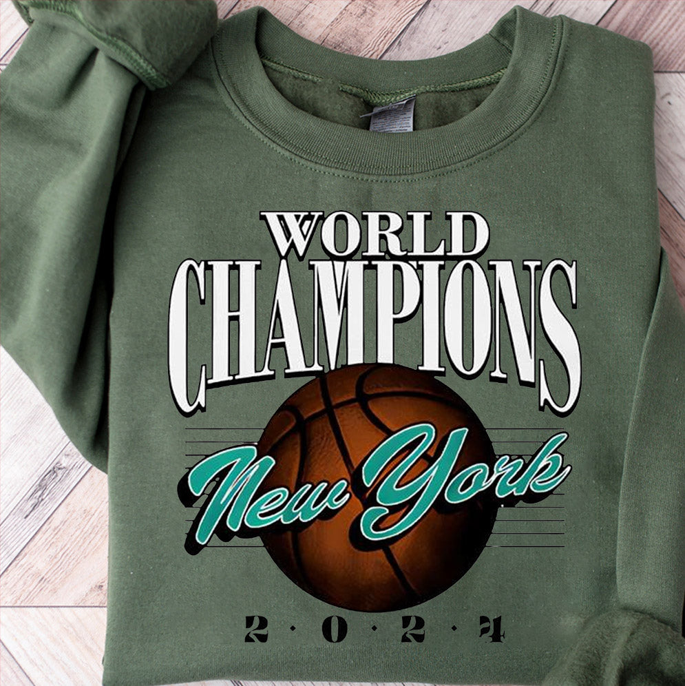 New York Basketball World Champions 2024 T-Shirts, Sweatshirt, Hoodie