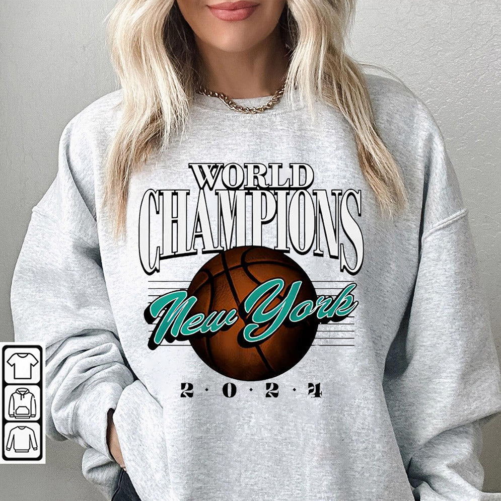 New York Basketball World Champions 2024 T-Shirts, Sweatshirt, Hoodie