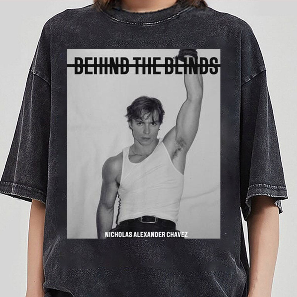 Nicholas Alexander Chavez Behind The Blinds Unisex T-shirt, American Actor Shirt, Spencer Cassadine, Emmy Award Shirt, Drama Series Monsters, T1