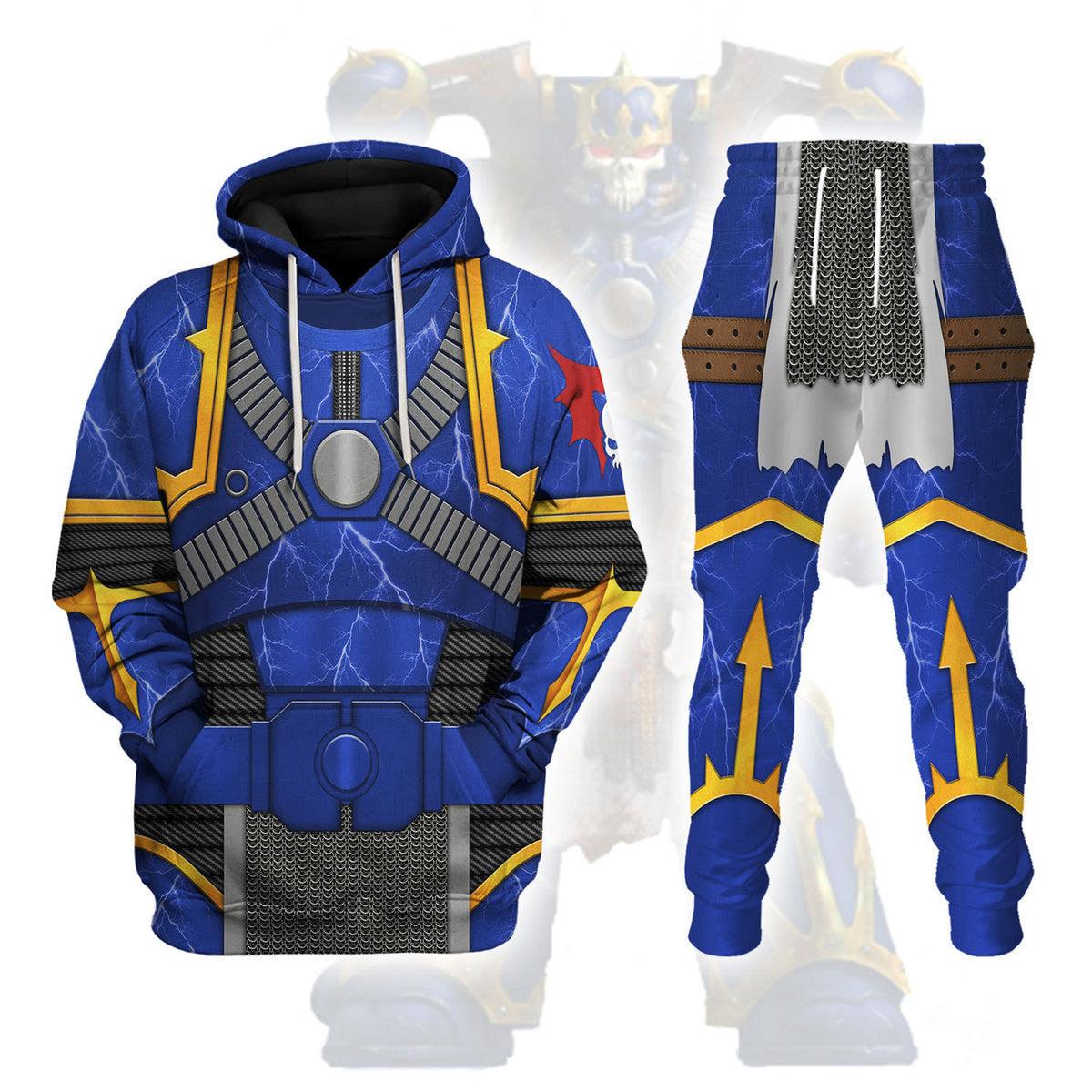 Night Lords Legion Colour Scheme Warhammer Costume Hoodie Jogger,Night Lords Legion Colour Scheme Marines Cosplay 3D Hoodie Pants, Warhammer 3D Tracksuit 