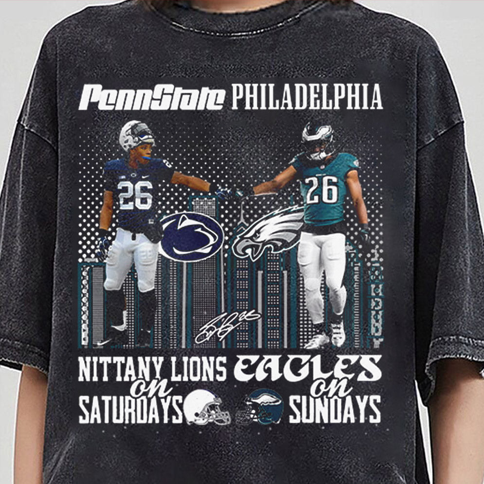 Nittany Lions On Saturday Eagles On Sundays Shirt, Sweatshirt, Hoodie And Tank Top