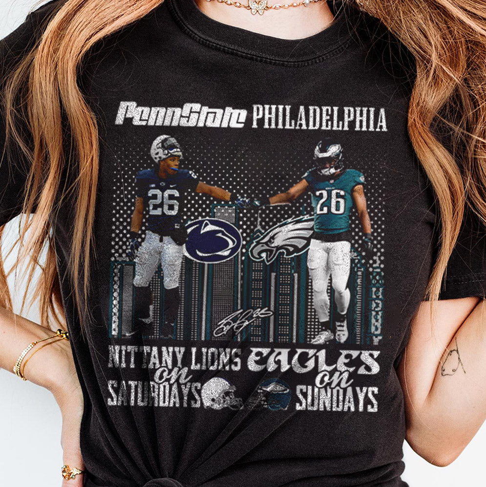 Nittany Lions On Saturday Eagles On Sundays Shirt, Sweatshirt, Hoodie And Tank Top