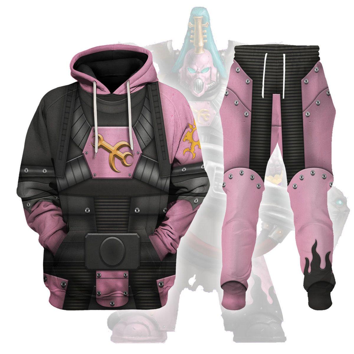 Noise Marines Warhammer Costume Hoodie Jogger, Noise Marines Marines Cosplay 3D Hoodie Pants, Warhammer 3D Tracksuit , TQT5