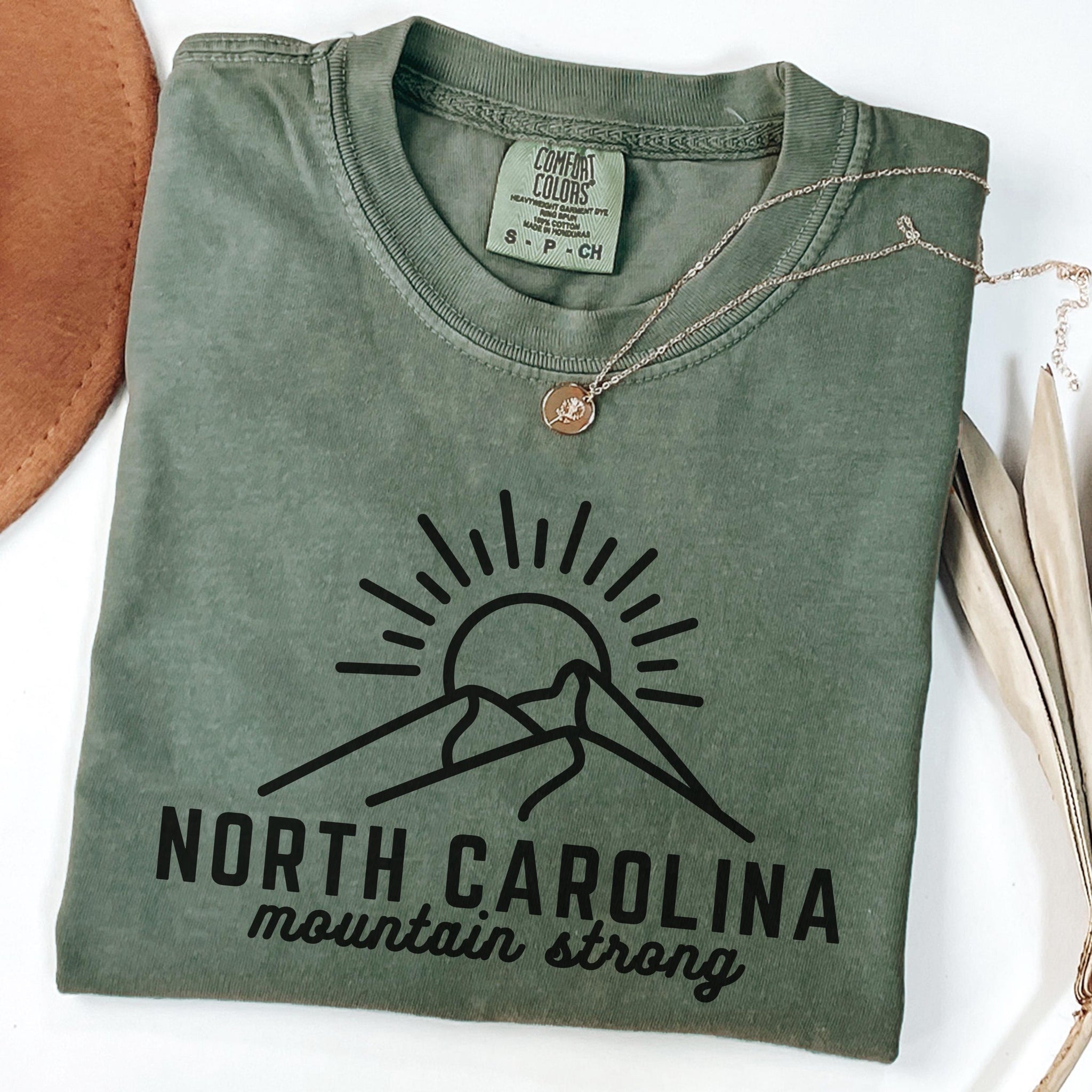 North Carolina Mountain Strong Comfort Colors? T-Shirt  Western NC Strong Tee I Hurricane Helene Tee I NC Local T-Shirt I NC Mountain Tee TMC