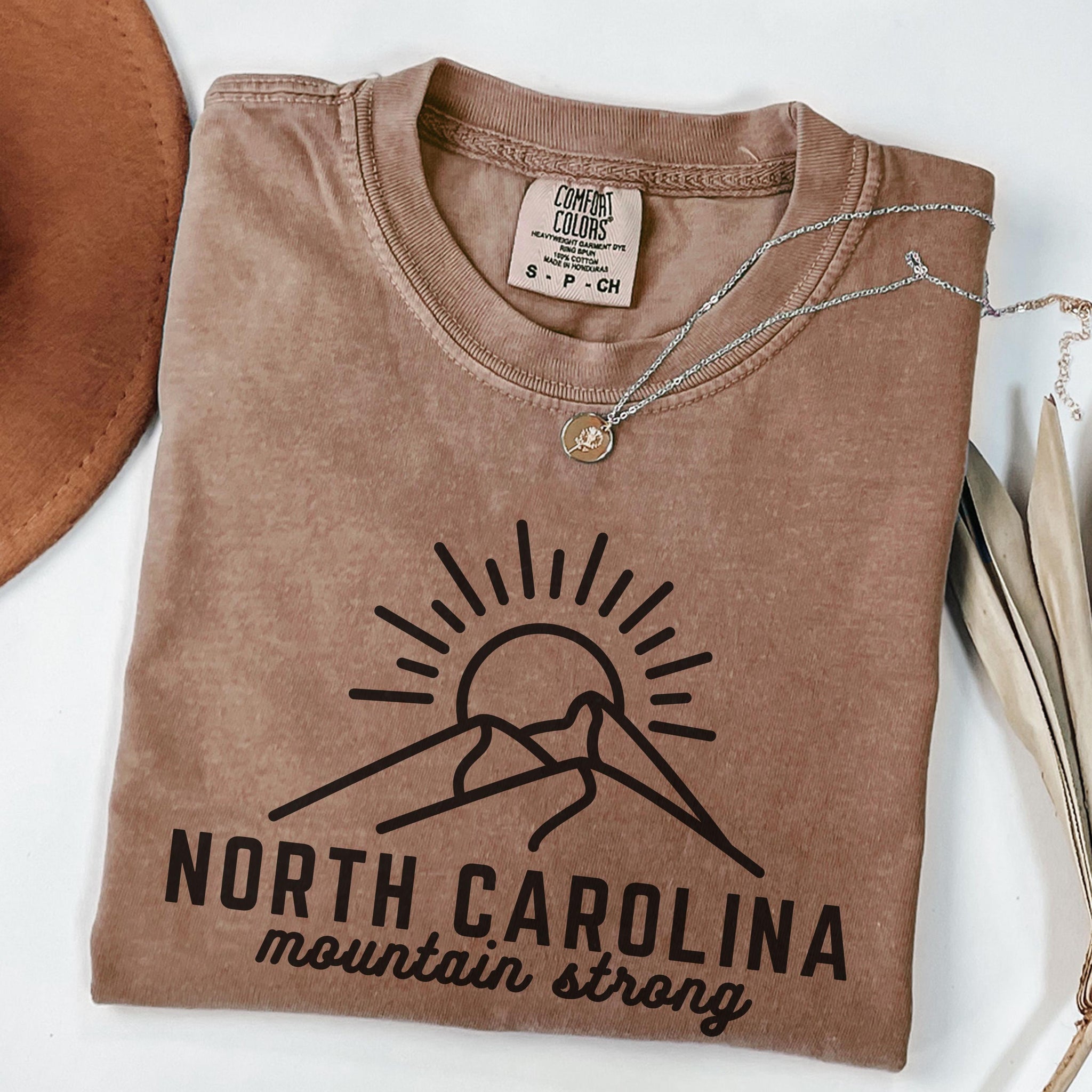 North Carolina Mountain Strong Comfort Colors? T-Shirt  Western NC Strong Tee I Hurricane Helene Tee I NC Local T-Shirt I NC Mountain Tee TMC