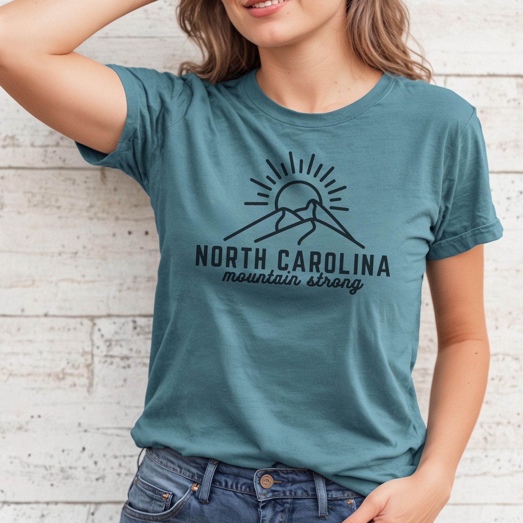 North Carolina Mountain Strong Comfort Colors? T-Shirt  Western NC Strong Tee I Hurricane Helene Tee I NC Local T-Shirt I NC Mountain Tee TMC