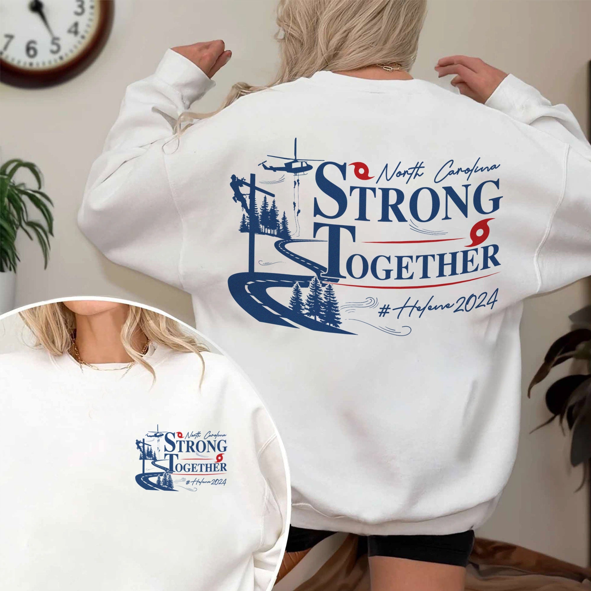 North Carolina Strong Together Shirt, NC Hurricane Helene, Western NC Support, Stay Strong Western NC Shirt, High Country North Carolina TMC