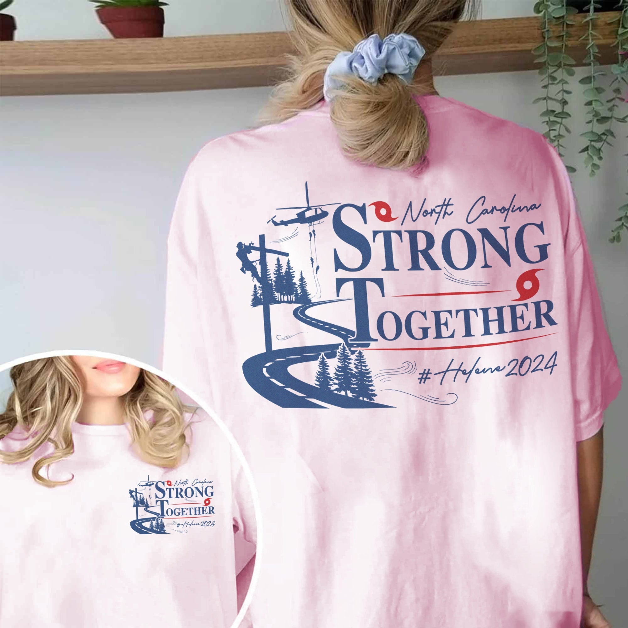 North Carolina Strong Together Shirt, NC Hurricane Helene, Western NC Support, Stay Strong Western NC Shirt, High Country North Carolina TMC