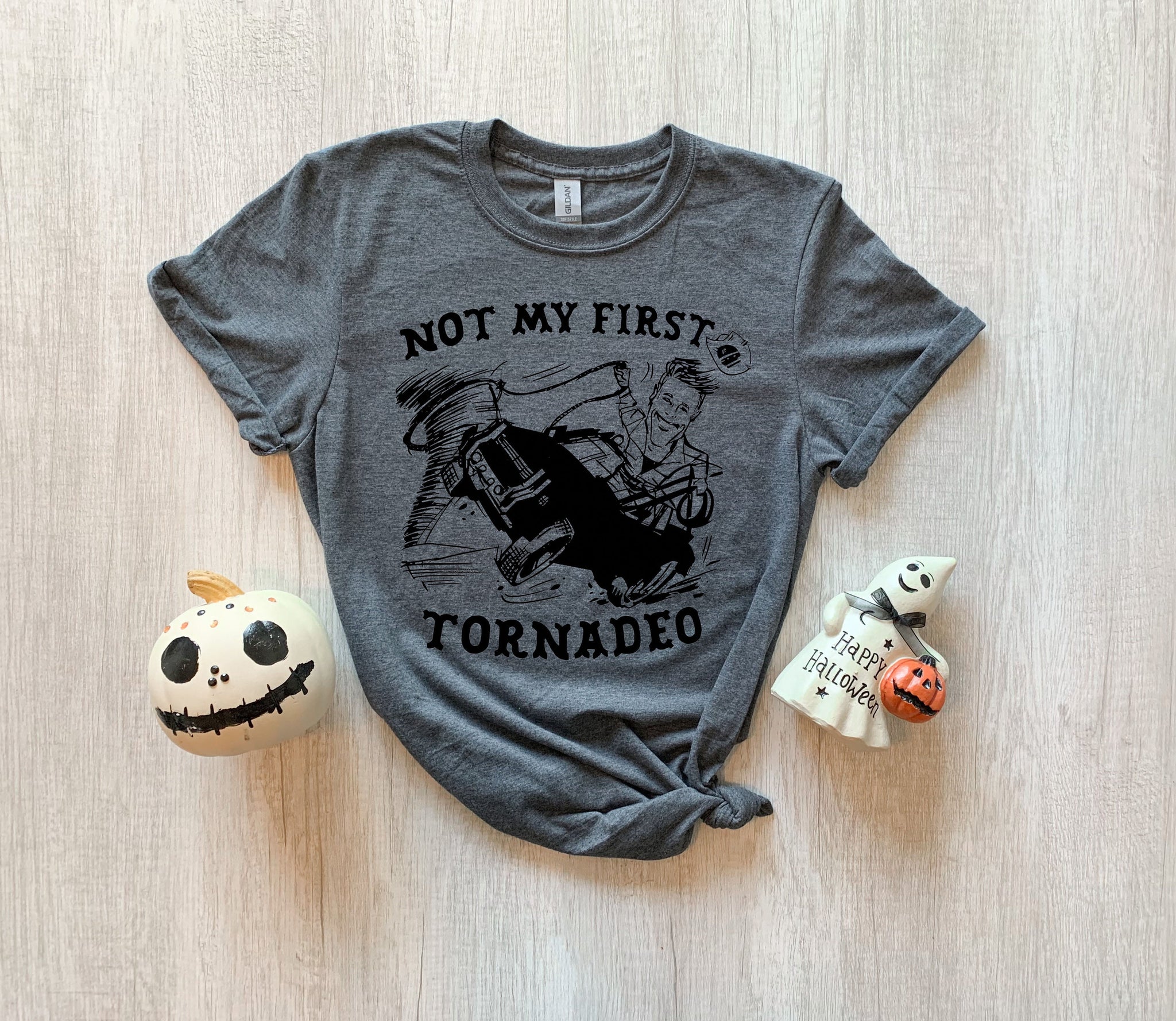 Not My First Tornadeo Funny Tornado Chaser Cowboy and Lasso Shirt, Not my first Tonado Glen Powell as Tyler Owens Twisters shirt, Sweatshirt TD3007 02