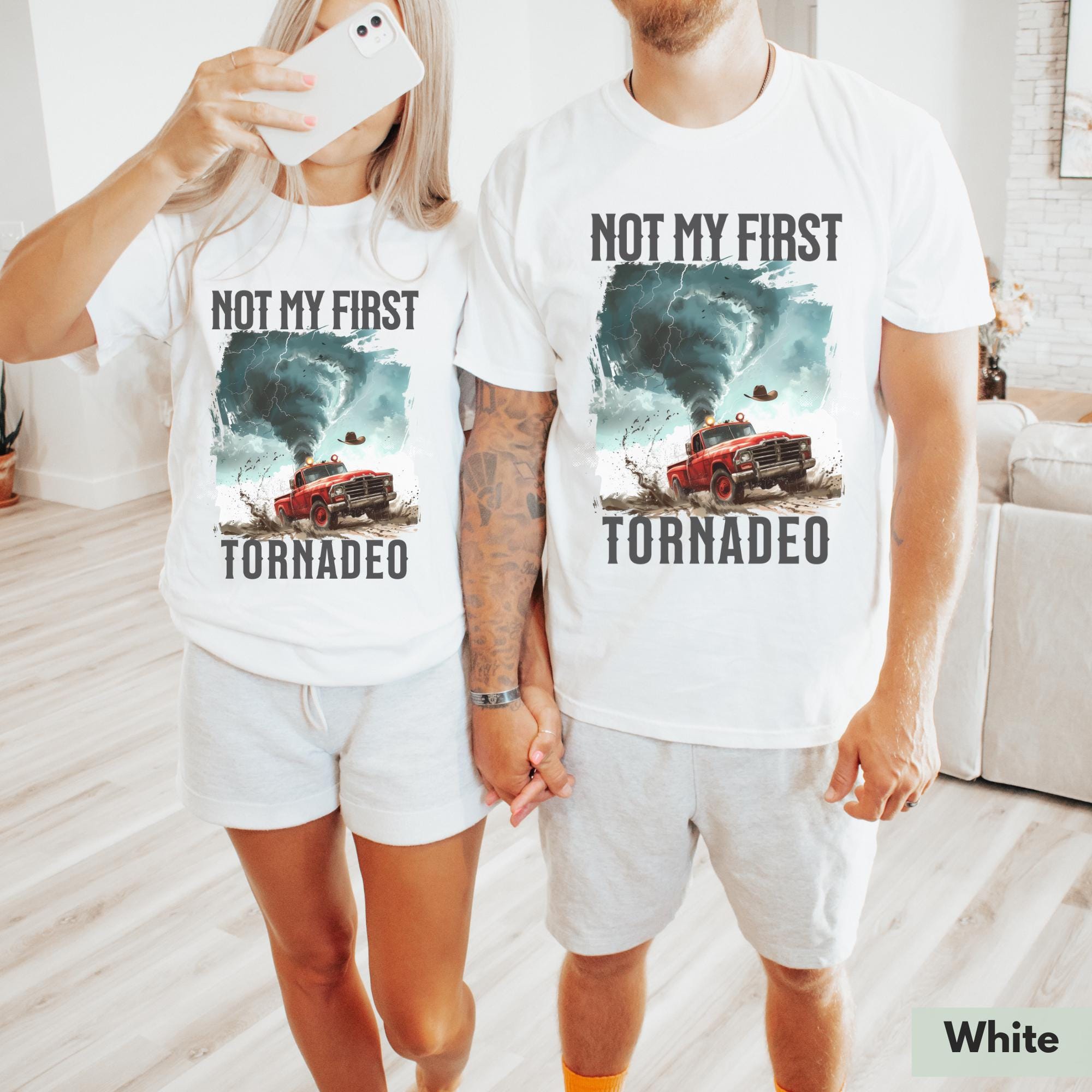 Not My First Tornadeo Shirt Tornado Shirt Storm Chaser Shirt Oklahoma Shirt Gift for Cowboy Shirt Western Shirt Gift for Weather Lover TD3007 03