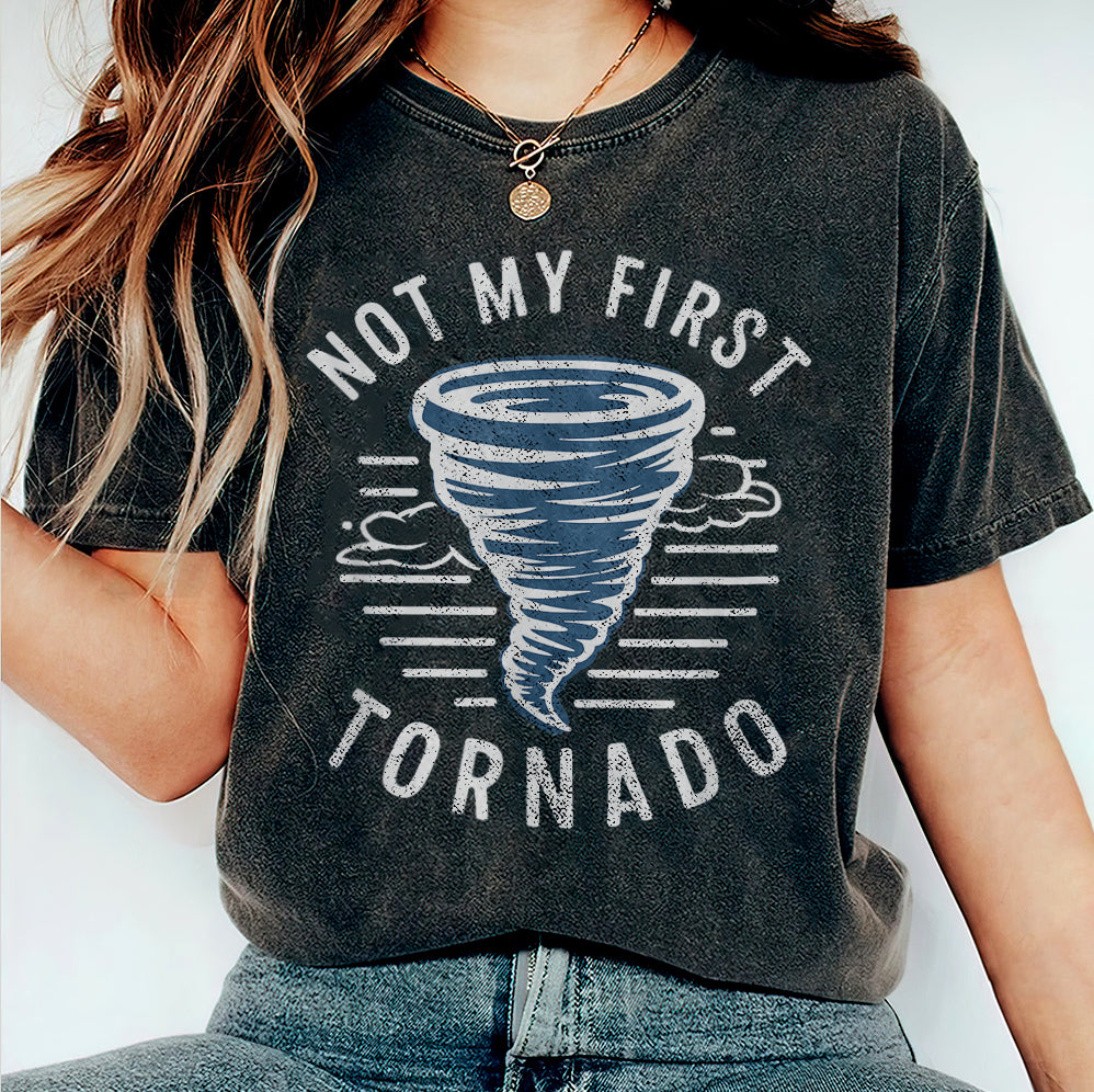 2 matNot My First Tornado While Storm Twister Hurricane Weather T-Shirt, Glen Powell Tshirt, Powell Sweatshirt V4, Twisters With Glen Powell Retro Movie Poster Vintage Unisex Shirt, Trendy Shirt