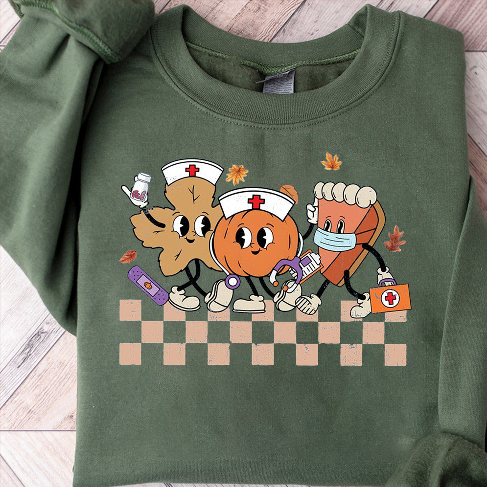 Nurse Thanksgiving Shirt, Thankful Nurse Shirt, Funny Nurse Shirt, Thanksgiving Gifts For Nurse Nursing Students