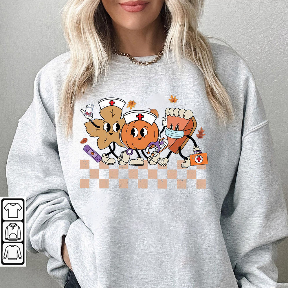 Nurse Thanksgiving Shirt, Thankful Nurse Shirt, Funny Nurse Shirt, Thanksgiving Gifts For Nurse Nursing Students