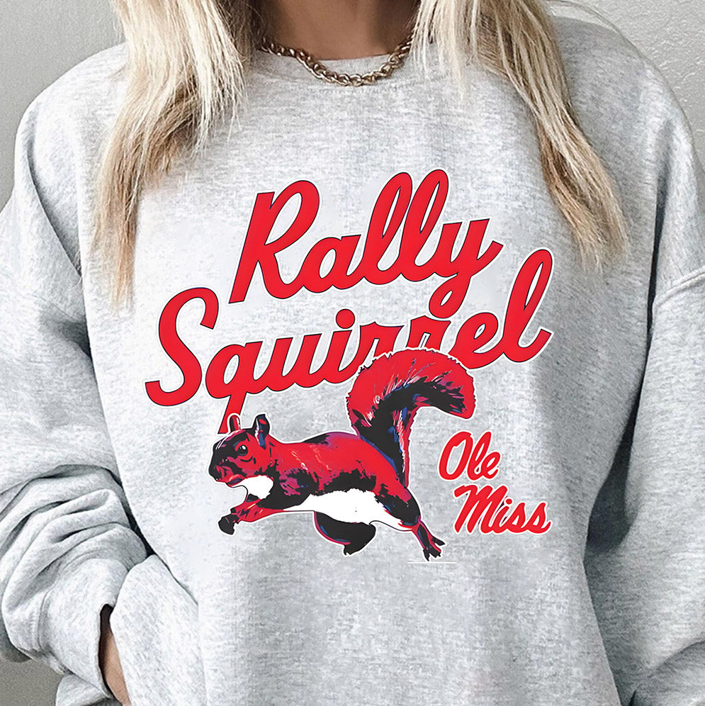 Ole Miss Rebels Football Rally Squirrel shirt, Sweatshirt, Hoodie And Tank Top