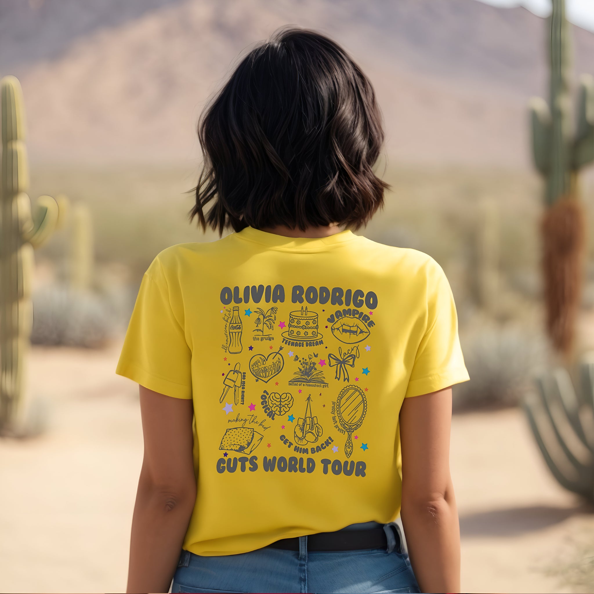 Olivia Rodrigo Guts World Tour Shirt, Guts Tour 2024 Shirt, Concert Shirt, Olivia Rodrigo Fans Shirt, Olivia Guts Merch, Music Concert Shirt MS1807 01