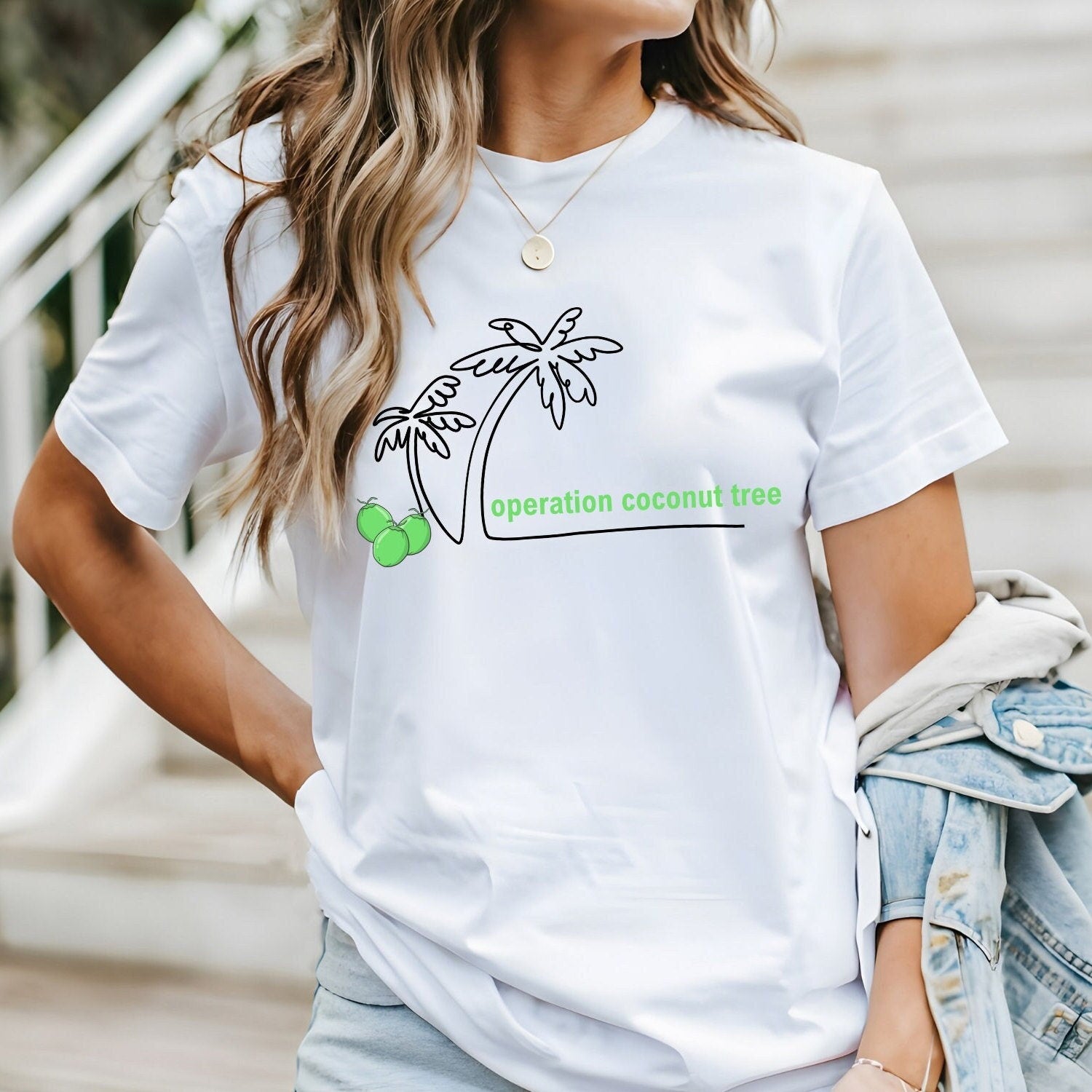 Operation Coconut Shirt, Coconut Tshirt, Context Tee, Anti trump Tee, Coconut Tree Kamala, 1st Campaign Rally Tee, President Kamala Harris  TD2907 10