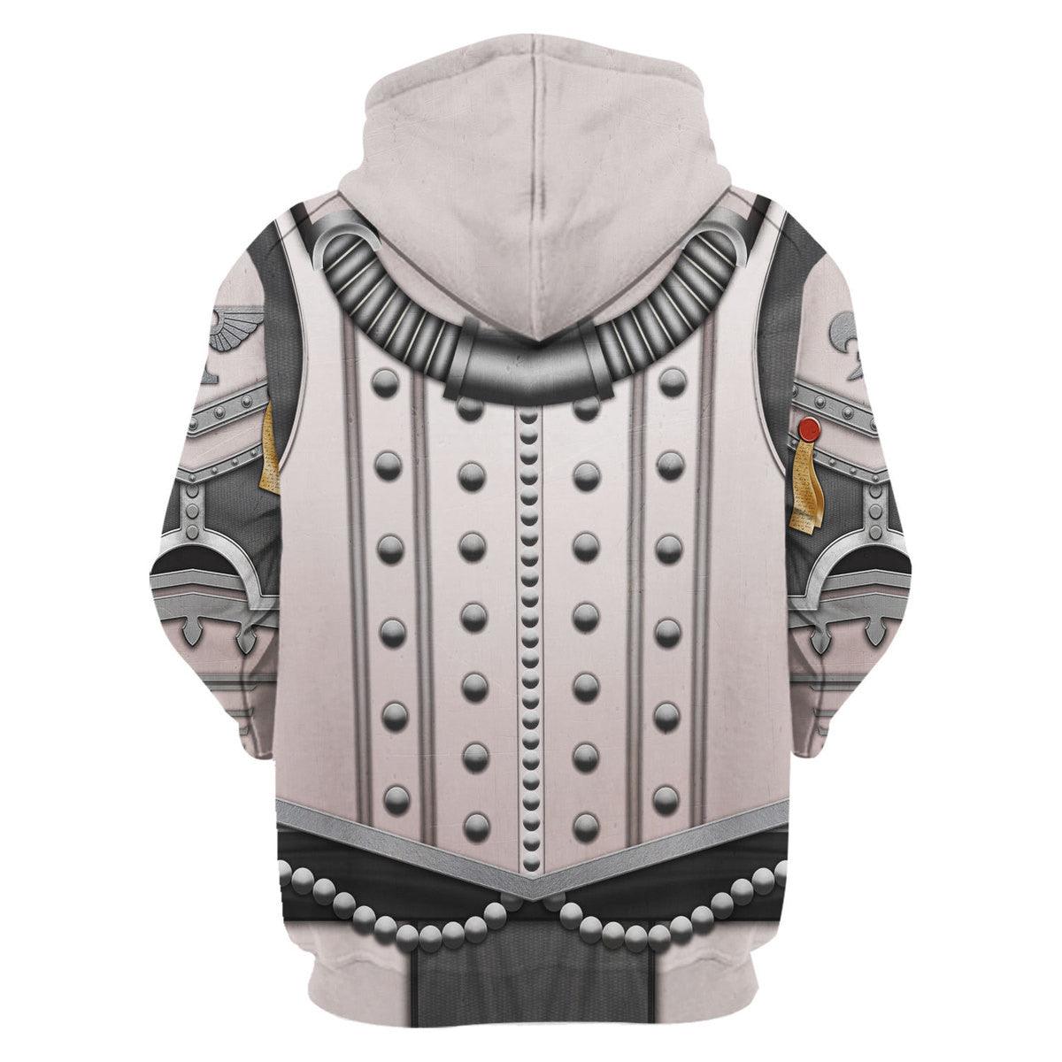 Order Of The Sacred Rose Warhammer Costume Hoodie Jogger,Order Of The Sacred Rose Marines Cosplay 3D Hoodie Pants, Warhammer 3D Tracksuit 