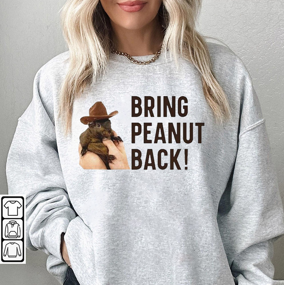 Peanut The Squirrel Bring Peanut Back Shirt, Peanut the Squirrel, Peanut Justice, Funny Squirrel Shirt, Animal Lovers