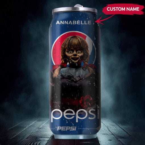Pepsi Drink Annabelle Halloween Insulated Tumbler Stainless Steel Water - 16Oz 430925_parent tumb1