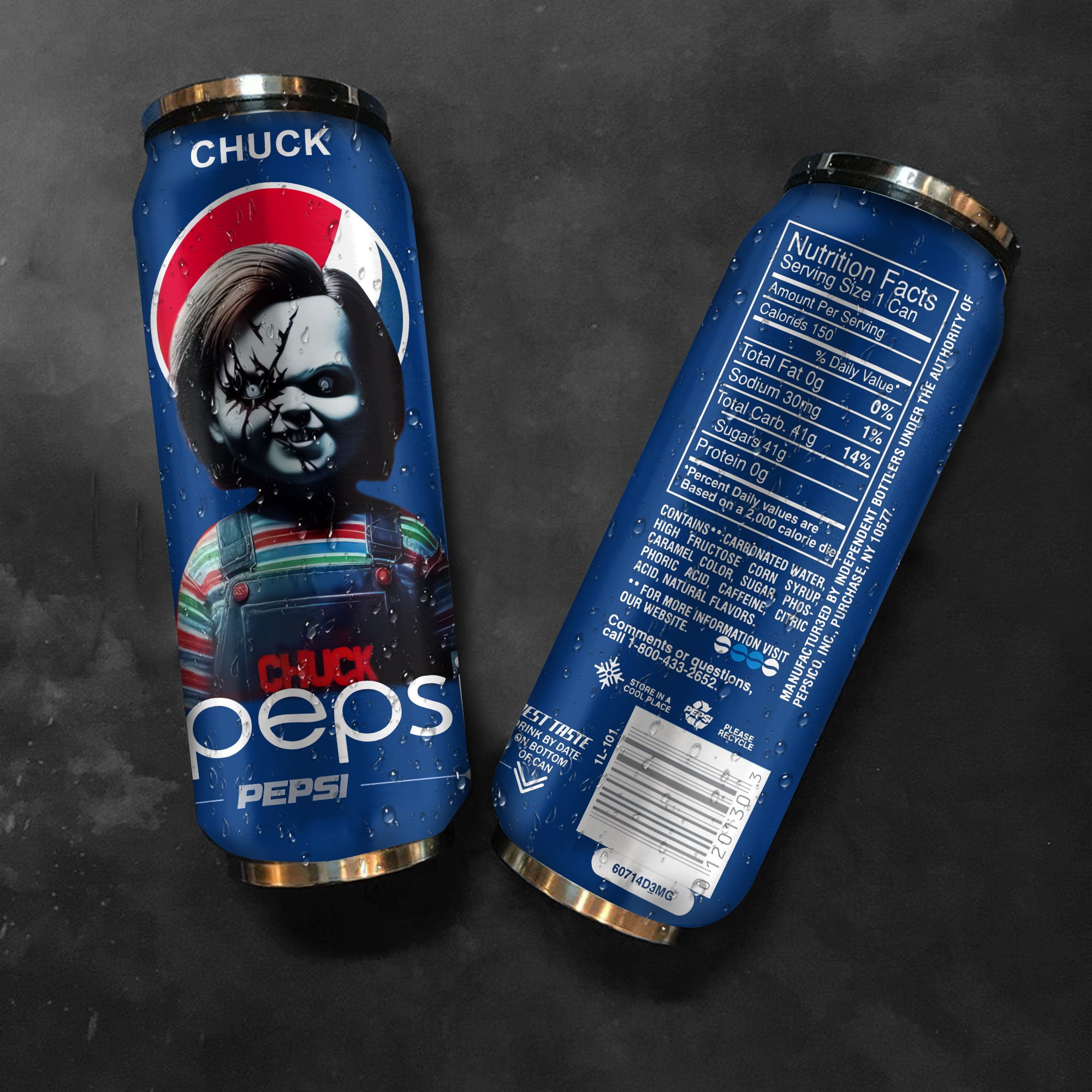 Pepsi Drink chucky Halloween Insulated Tumbler Stainless Steel Water - 16Oz 769900_parent tumb1