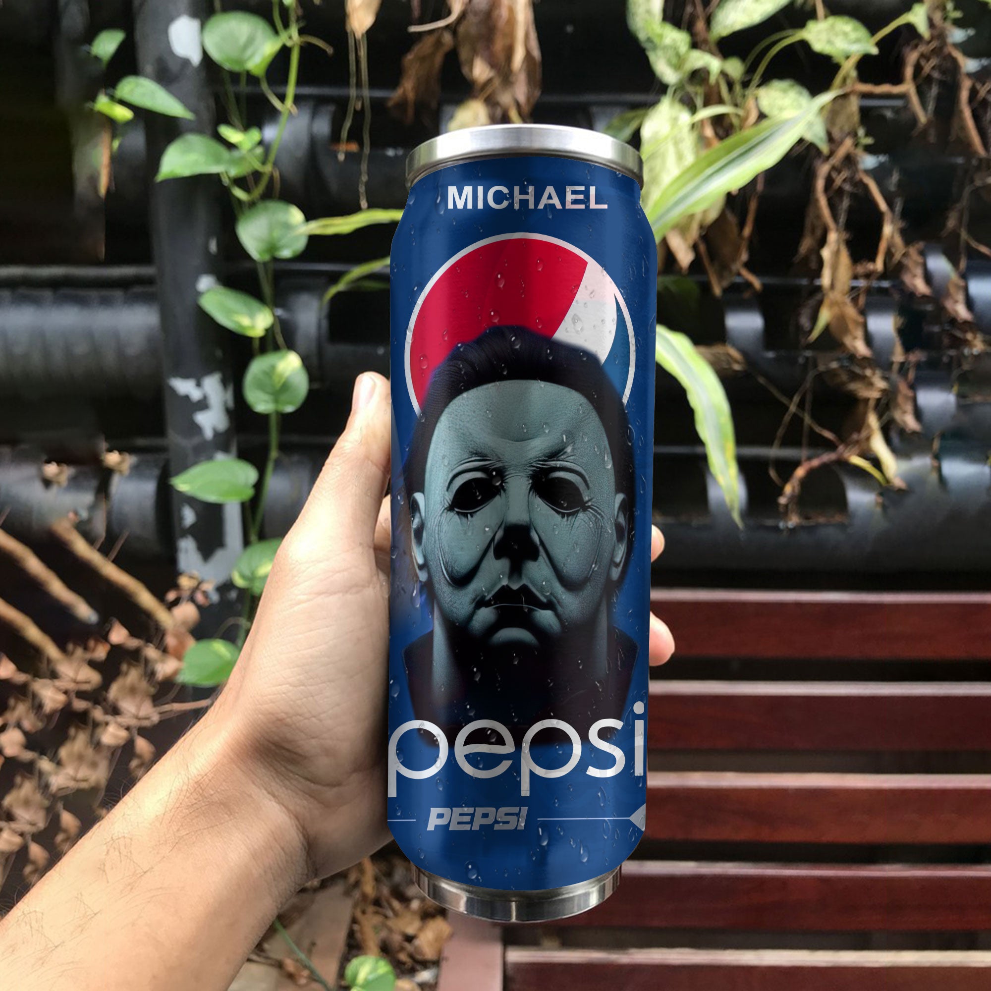 Pepsi Drink Michael Halloween Insulated Tumbler Stainless Steel Water - 16Oz 939486_parent tumb1
