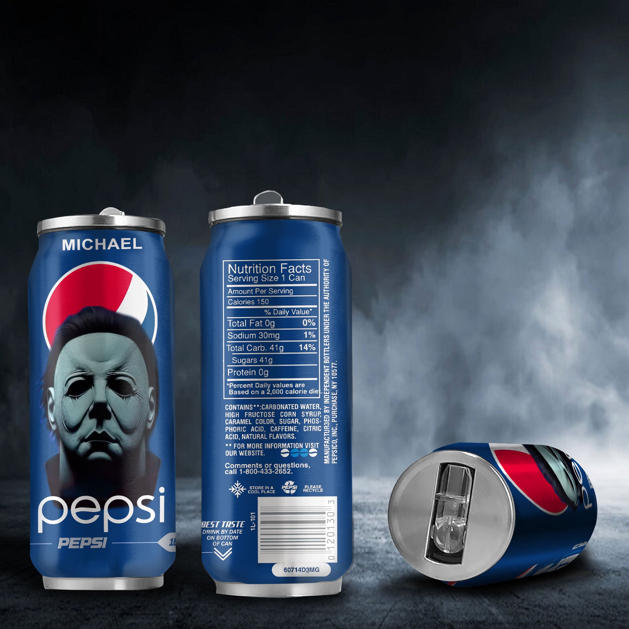 Pepsi Drink Michael Halloween Insulated Tumbler Stainless Steel Water - 16Oz 939486_parent tumb1