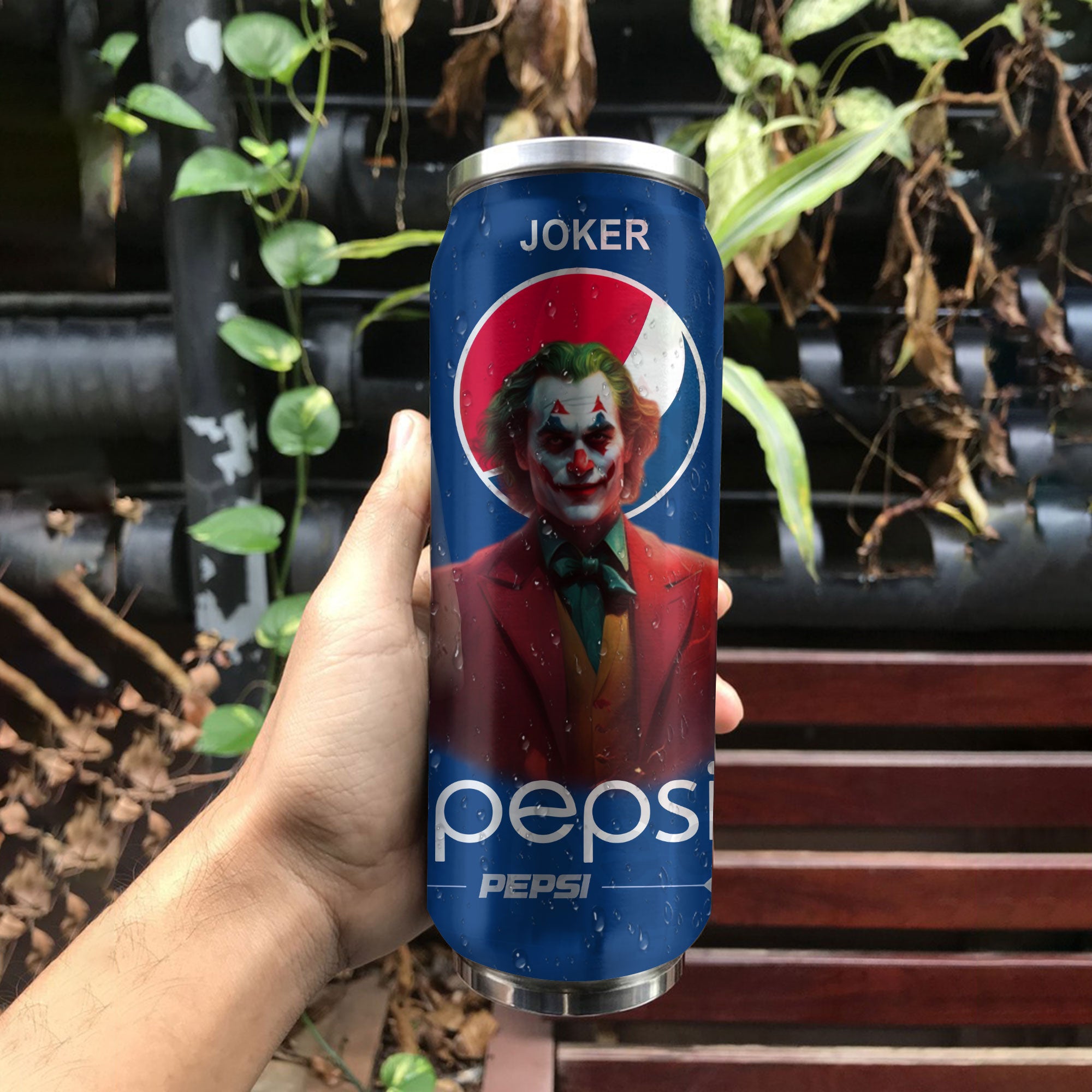 Pepsi Joker Halloween Insulated Tumbler Stainless Steel Water ? 16Oz tumb1